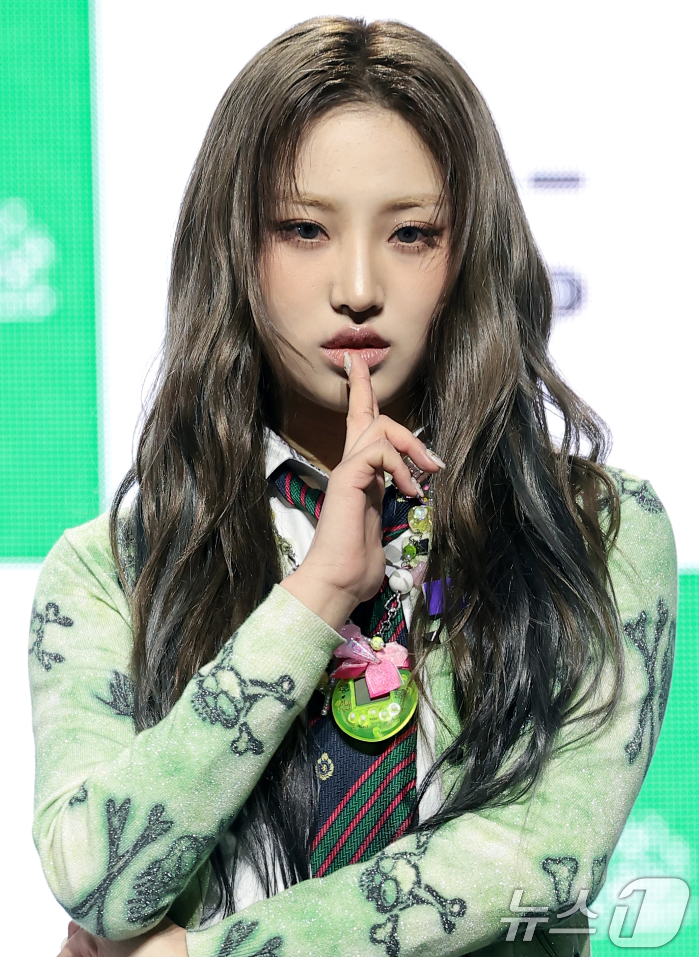 (서울=뉴스1) 권현진 기자 = 그룹 언차일드(UNCHILD)의 히키가 21일 서울 용산구 블루스퀘어에서 가진 데뷔 싱글  '위 아 언차일드'(We Are UNCHILD) 발매 쇼 …