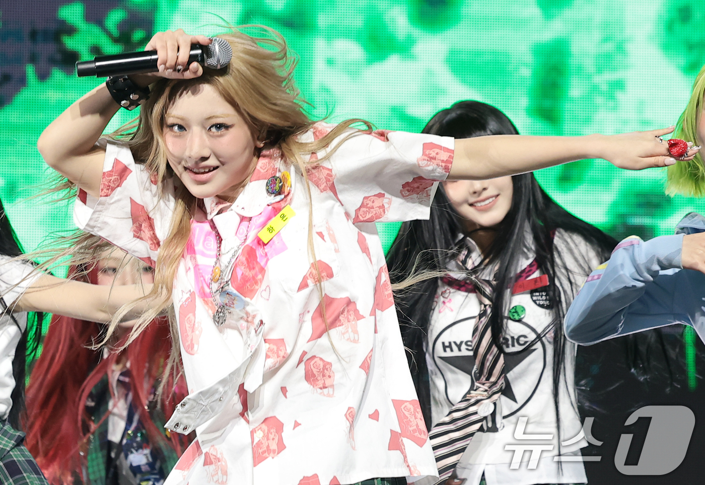 (서울=뉴스1) 권현진 기자 = 그룹 언차일드(UNCHILD)의 나하은이 21일 서울 용산구 블루스퀘어에서 가진 데뷔 싱글  '위 아 언차일드'(We Are UNCHILD) 발매 …