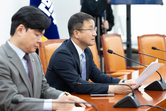 한병도 원내대표 "더 큰 기여의 길로"…연임 도전 위해 사퇴