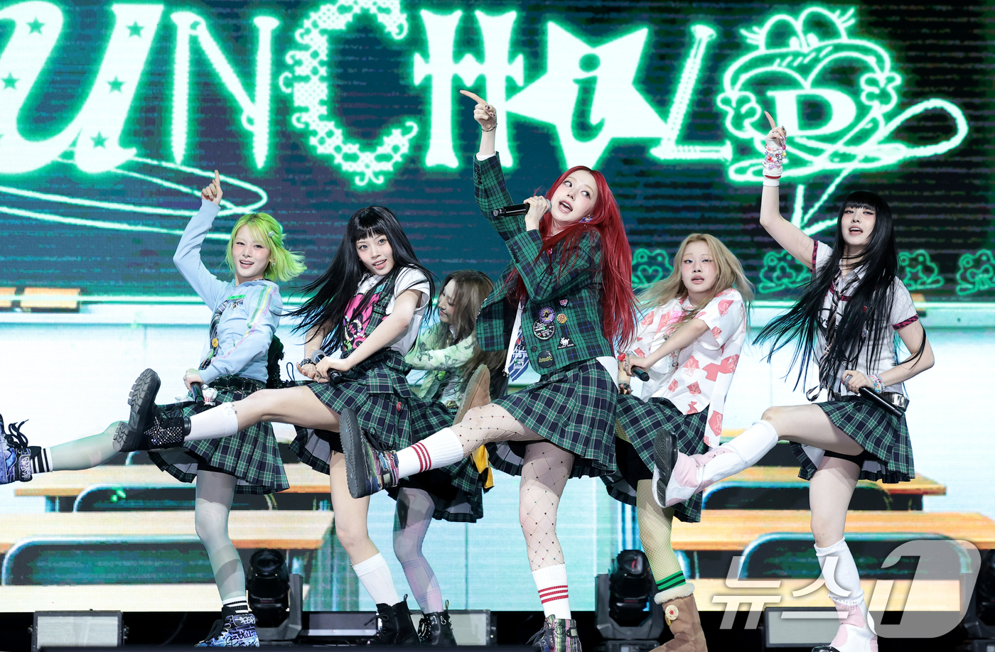 (서울=뉴스1) 권현진 기자 = 그룹 언차일드(UNCHILD)가 21일 서울 용산구 블루스퀘어에서 가진 데뷔 싱글  '위 아 언차일드'(We Are UNCHILD) 발매 쇼케이스에 …