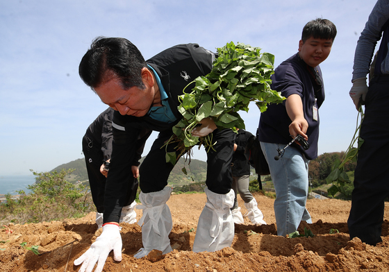 통영 욕지도 찾은 정청래 대표