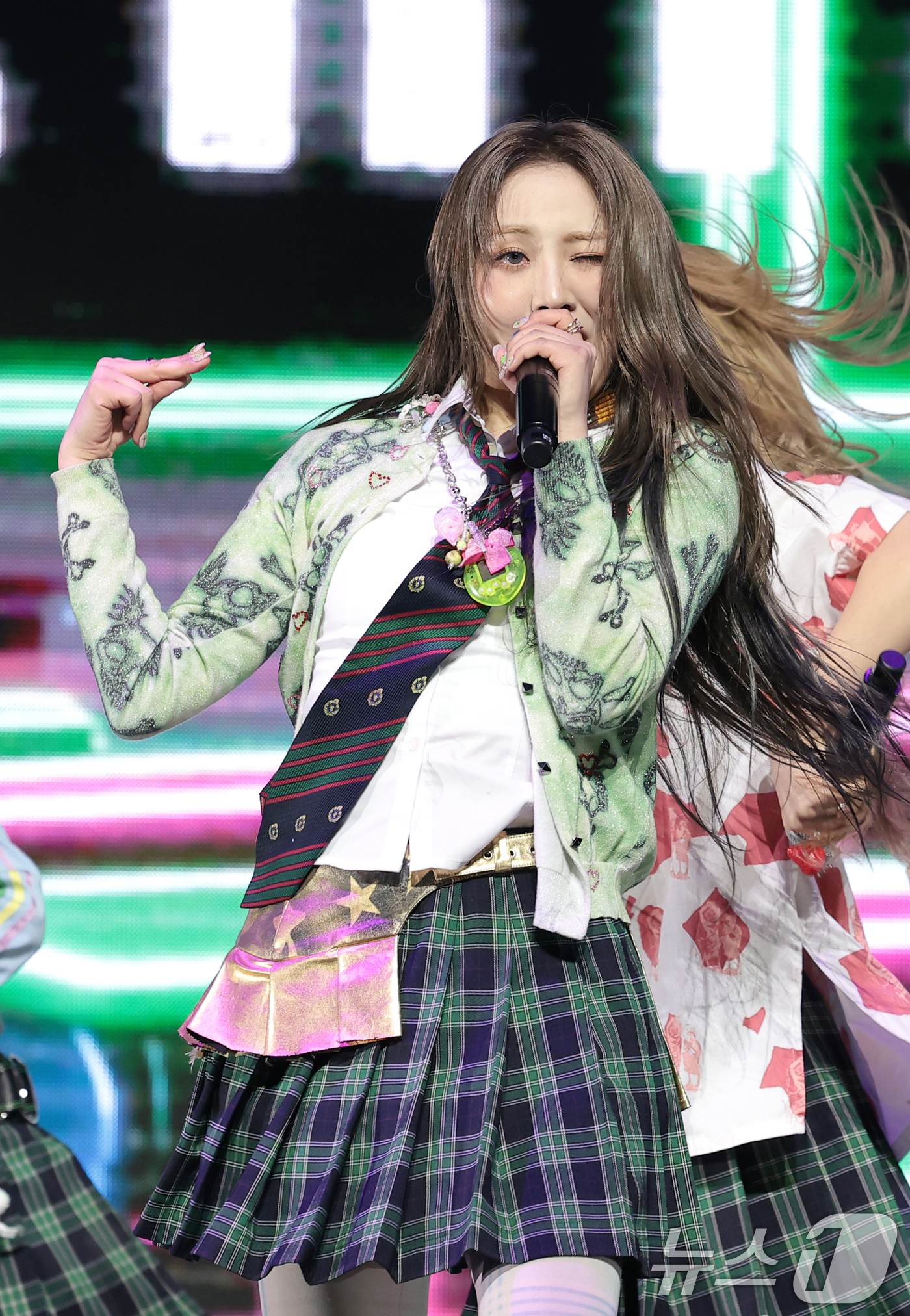 (서울=뉴스1) 권현진 기자 = 그룹 언차일드(UNCHILD)의 히키가 21일 서울 용산구 블루스퀘어에서 가진 데뷔 싱글  '위 아 언차일드'(We Are UNCHILD) 발매 쇼 …