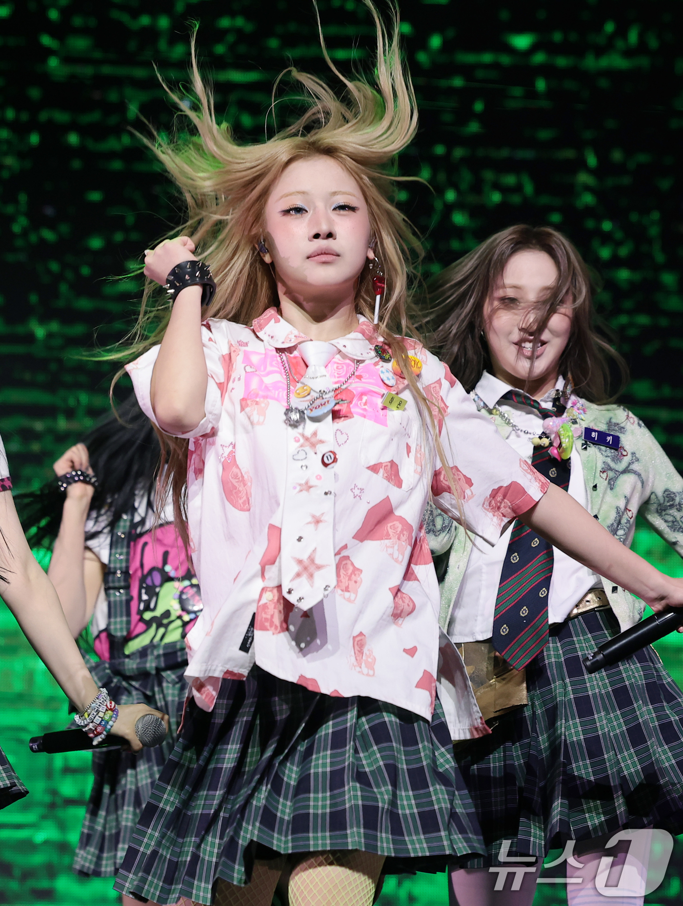 (서울=뉴스1) 권현진 기자 = 그룹 언차일드(UNCHILD)의 나하은이 21일 서울 용산구 블루스퀘어에서 가진 데뷔 싱글  '위 아 언차일드'(We Are UNCHILD) 발매 …