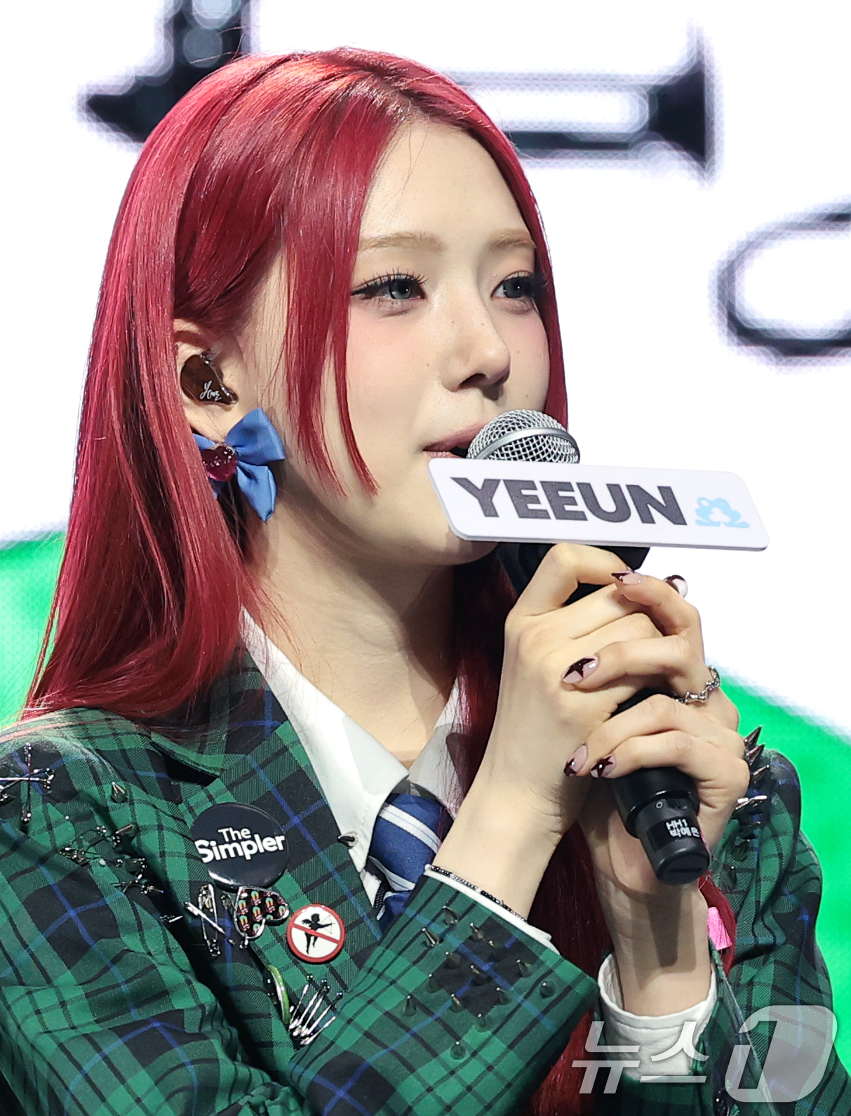 (서울=뉴스1) 권현진 기자 = 그룹 언차일드(UNCHILD) 박예은이 21일 서울 용산구 블루스퀘어에서 가진 데뷔 싱글  '위 아 언차일드'(We Are UNCHILD) 발매 쇼 …