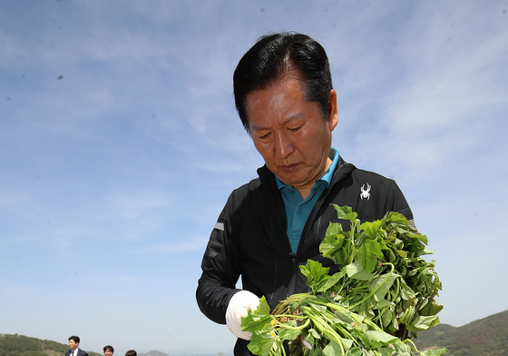 통영 욕지도 찾은 정청래 대표