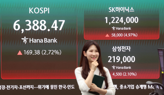 코스피 상승세 이끈 SK하이닉스·삼성전자