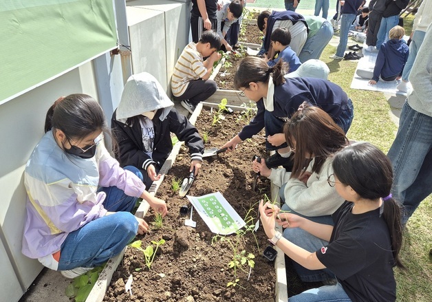 "농업의 가치를 미래세대와"…제주농협, 제주북초 '스쿨팜 시범사업'