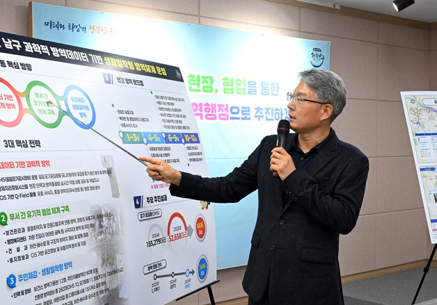 '모기 잡는 것도 데이터로'…울산 남구, 정밀 방역 체계 구축