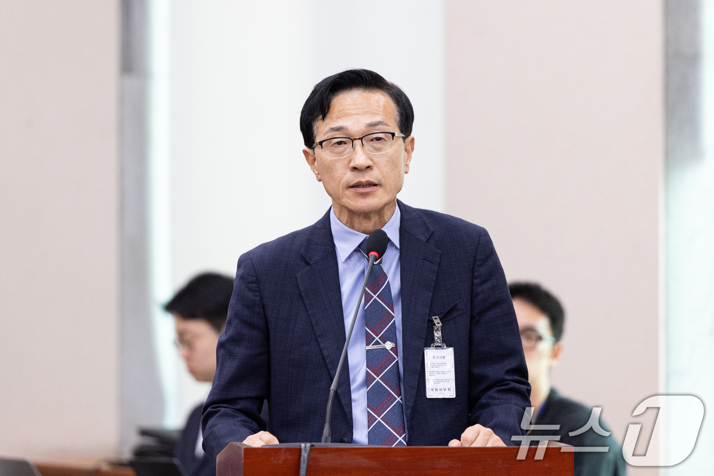 (서울=뉴스1) 이승배 기자 = 21일 서울 여의도 국회에서 열린 윤석열 정권 정치검찰 조작기소 의혹 사건 진상규명 국정조사특별위원회 서해 공무원 피격·통계조작·‘윤석열 명예훼손’ …
