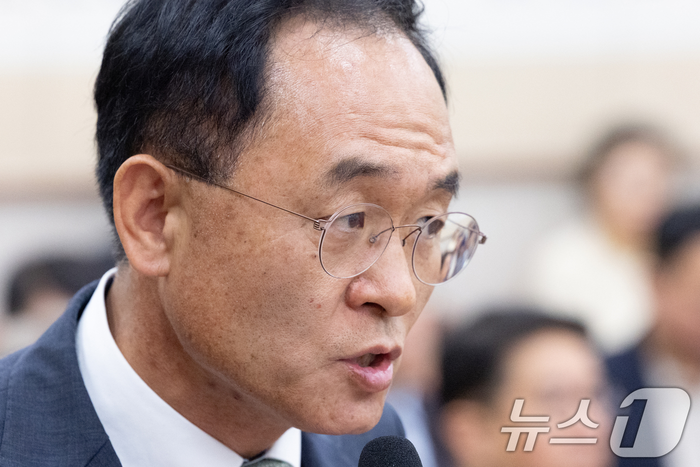 (서울=뉴스1) 이승배 기자 = 21일 서울 여의도 국회에서 열린 윤석열 정권 정치검찰 조작기소 의혹 사건 진상규명 국정조사특별위원회 서해 공무원 피격·통계조작·‘윤석열 명예훼손’ …