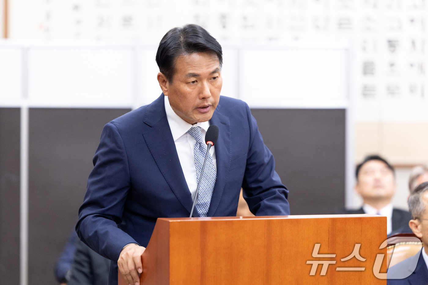 (서울=뉴스1) 이승배 기자 = 21일 서울 여의도 국회에서 열린 윤석열 정권 정치검찰 조작기소 의혹 사건 진상규명 국정조사특별위원회 서해 공무원 피격·통계조작·‘윤석열 명예훼손’ …