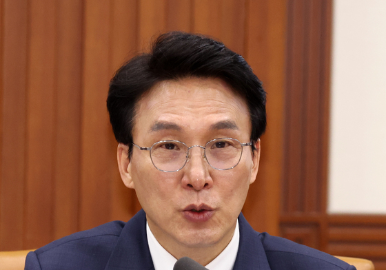 비상경제본부회의 발언하는 김민석 총리