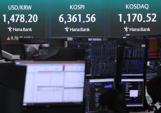 장 초반 6400선 터치 후 약보합 출발한 코스피
