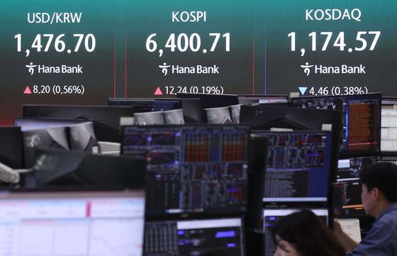 코스피, 장중 6400선 재돌파