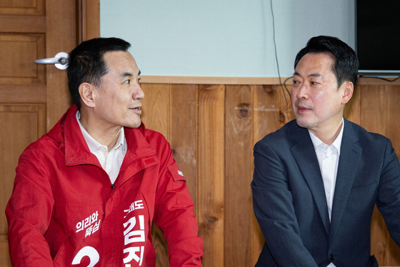 김진태, 장동혁 면전서 "중앙당 기사 뜰 때마다 가슴 철렁"