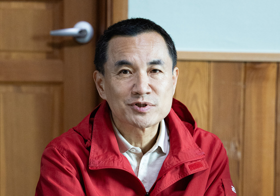 인사말하는 김진태 강원지사