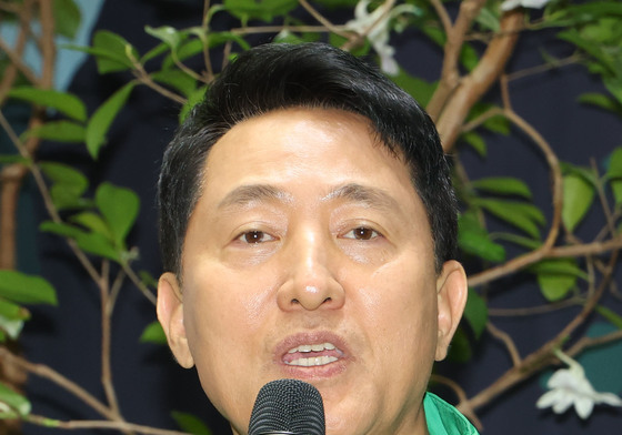 2026서울국제정원박람회 설명하는 오세훈 시장