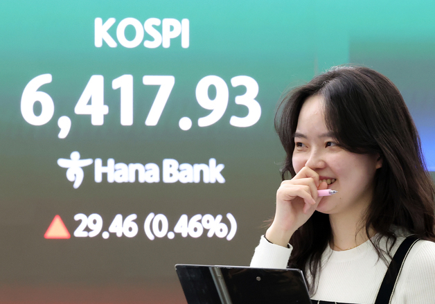 코스피 6,417 돌파…하루 만에 또 '최고치'