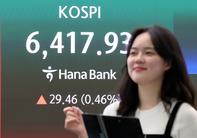 코스피 6,417 돌파…하루 만에 또 '최고치'