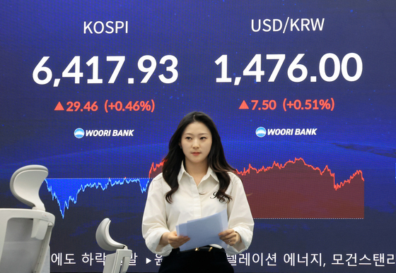 코스피, 6400선 돌파