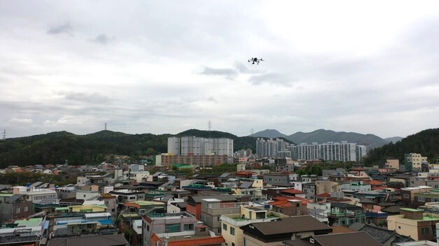 울산 중구, 열 화상 감지기 달린 드론 날려 '에너지 사각지대' 찾는다