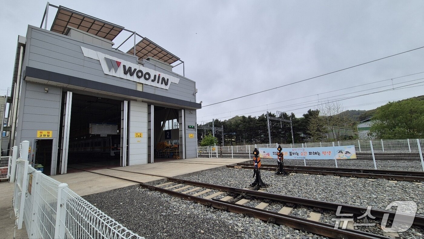 본문 이미지 - 우진산전 종합시험센터 모습.2026.4.22/ⓒ 뉴스1 김동규 기자