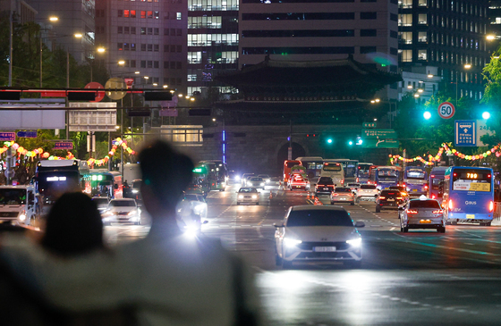 불 꺼진 숭례문