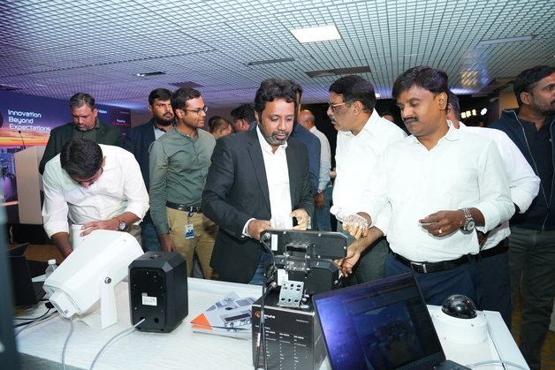 한화 테크 솔루션 부문, 14억 인구 '인도 시장' 공략…설명회 진행도