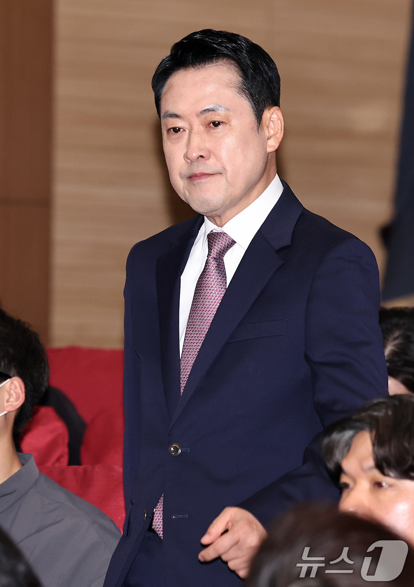 (서울=뉴스1) 구윤성 기자 = 장동혁 국민의힘 대표가 23일 오전 서울 여의도 국회의원회관에서 'AI·디지털 전환 시대, 직업훈련의 품질개선과 혁신, 지원개선 방안'을 주제로 열 …