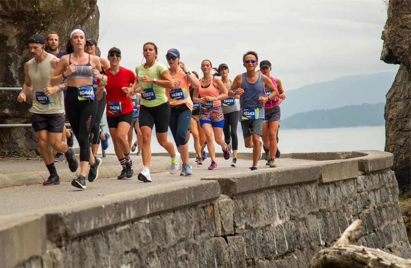 본문 이미지 -  룰루레몬이 주최한 마라톤(시위즈 하프 마라톤 제공)