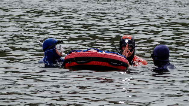 "공기통 없이 즉각 입수"…국립소방연구원, 무호흡잠수 수난구조 실증