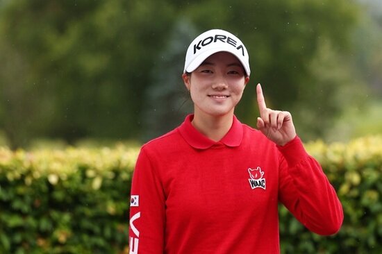 본문 이미지 - 지난 2월 아시아태평양여자아마추어골프선수권대회(WAAP)에서 우승했던 양윤서(인천방통고). (WAAP 제공)