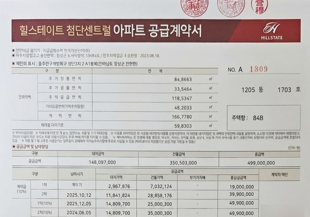 광주서 '없는 동·호수' 분양권 거래 계약서 등장…"사기 가능성"