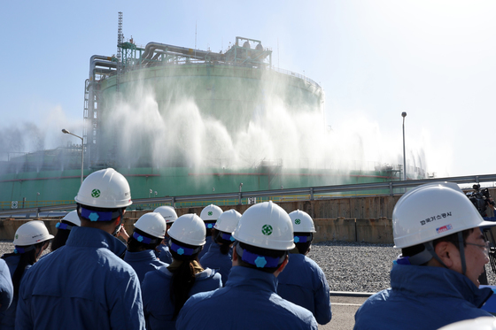'LNG 생산기지에서 화재가 난다면'