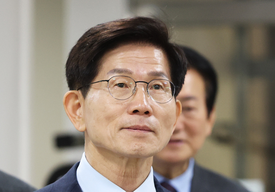 환한 표정의 김문수