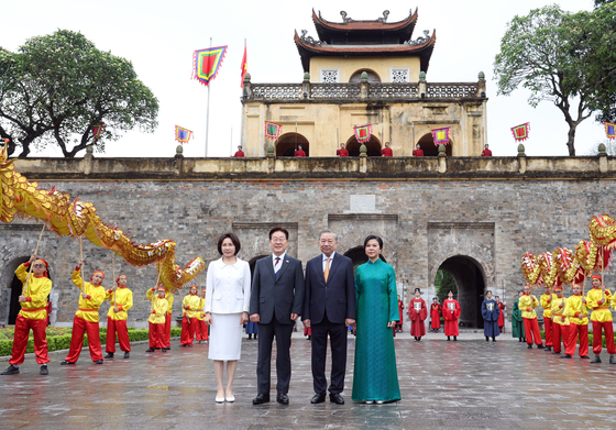 탕롱 황성 방문한 한-베트남 정상