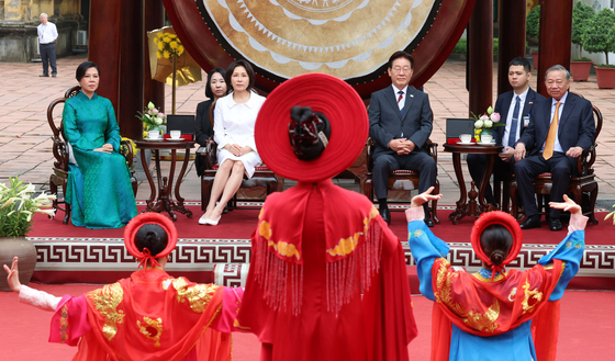 한-베트남 정상, 탕롱 황성 친교일정