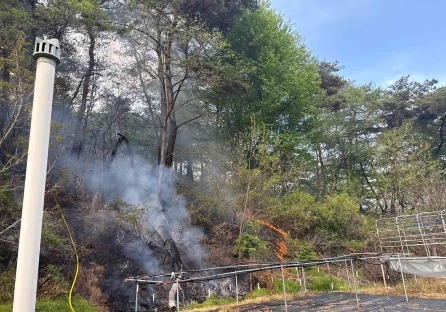 순창 쌍치면 야산서 불…35분 만에 진화
