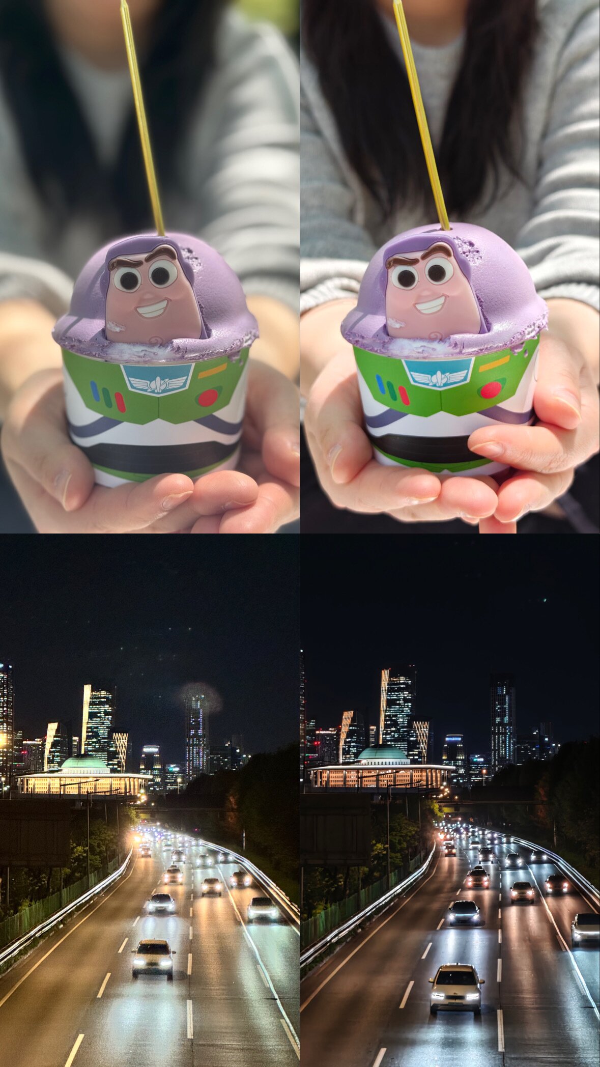 본문 이미지 - 왼쪽부터 아이폰15 프로로 촬영한 사진과 샤오미17 울트라로 촬영한 사진 ⓒ 뉴스1 이민주 기자