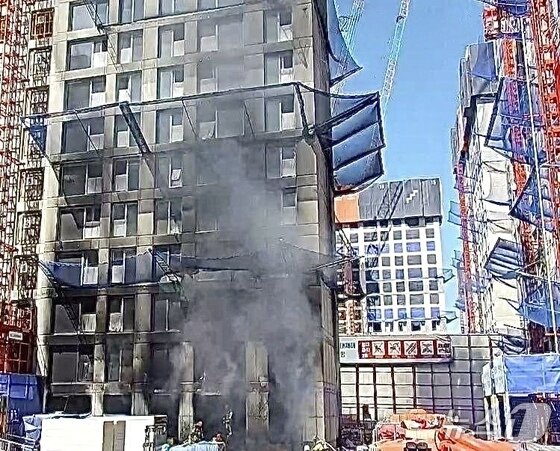 본문 이미지 - 성남시 분당구 화재 현장. (경기도소방재난본부 제공. 재판매 및 DB 금지) 2026.4.24/뉴스1