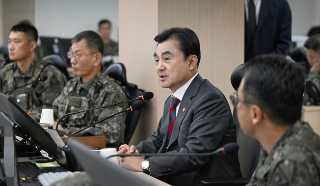 안규백 국방부장관, AI 기반 해안경계작전 대비태세 현장점검