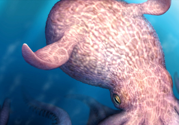 [포토] 백악기 바다에 살았던 거대 문어류 상상도