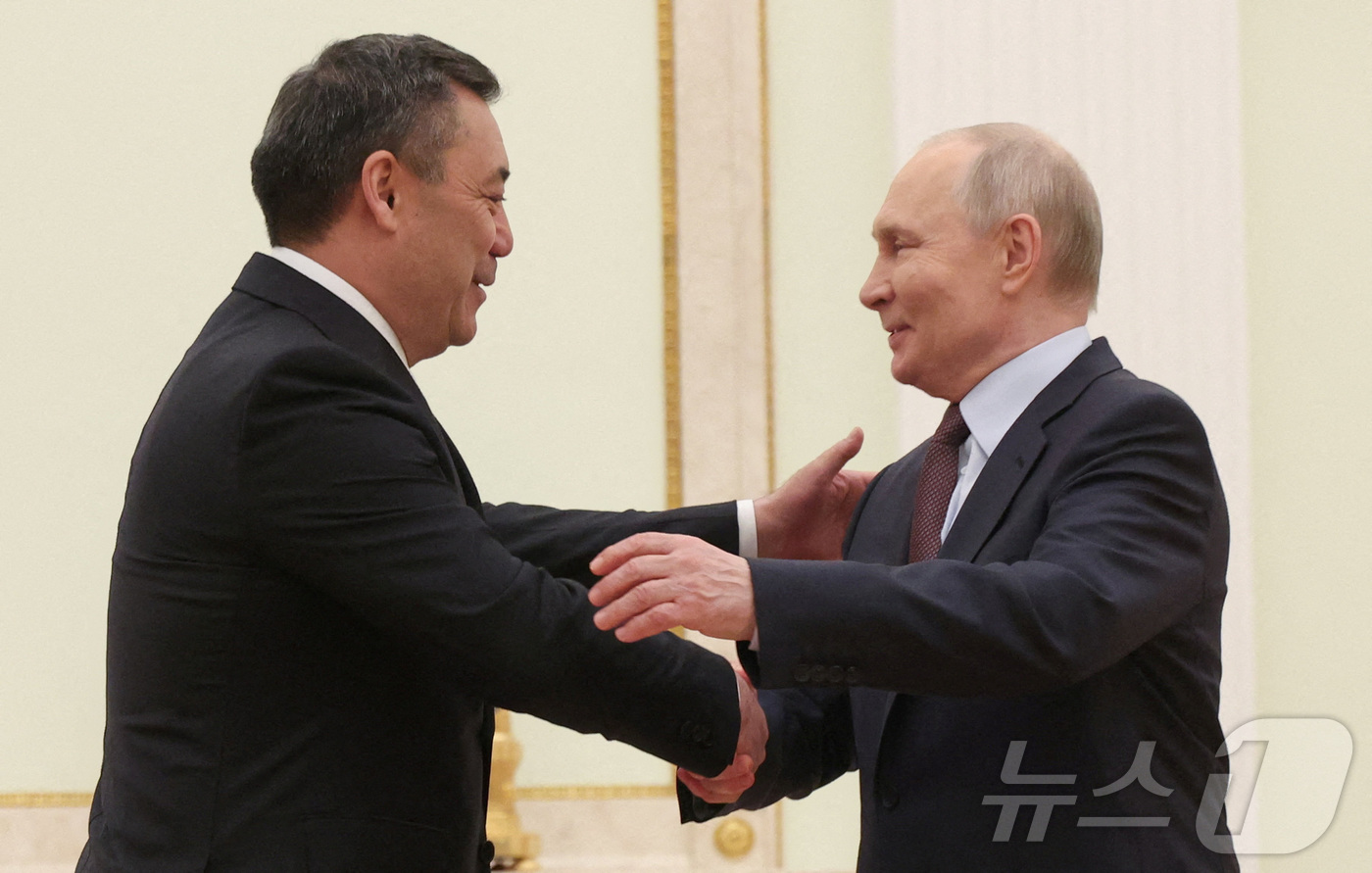 크렘린궁에서 외빈을 맞이하는 푸틴 대통령 관련 사진