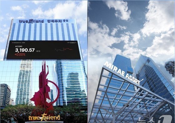 증권사의 타 증권사 평가 "짜다"…미래·한투 서로 '투자의견 하향'