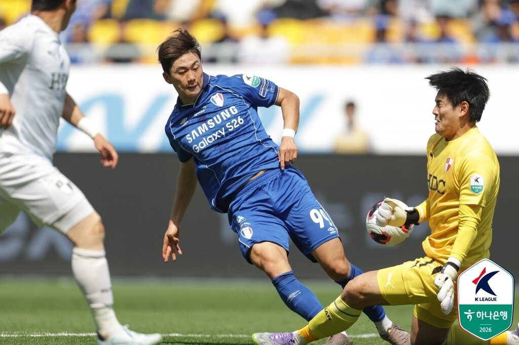 본문 이미지 - 수원 삼성 김도연. (한국프로축구연맹 제공)
