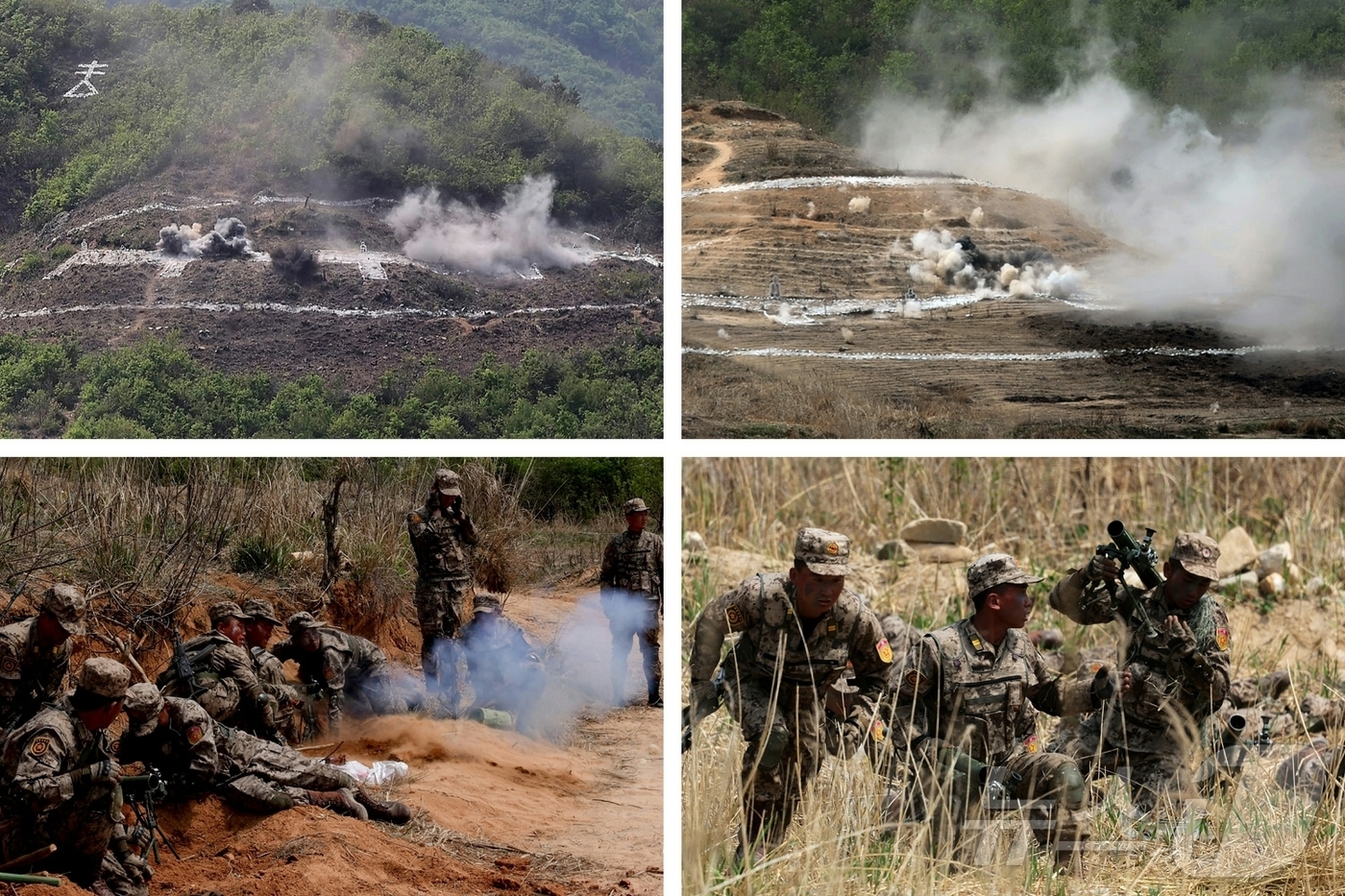 (평양 노동신문=뉴스1) = 북한 노동당 기관지 노동신문은 "조선인민혁명군 창건 94주년을 맞으며 조선인민군 각급 대연합부대 관하 경보병부대 박격포병들 사이의 사격경기가 4월 25 …