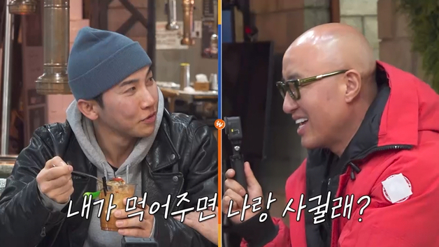 홍석천 "나랑 사귈래?"…유세윤 '고추 아포가토' 폭풍 흡입