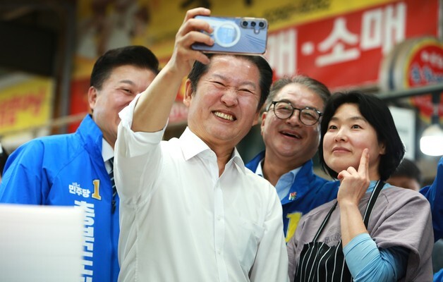 정청래, 충북 북부서 이례적 1박 2일 강행군…제천·단양 표심 공략