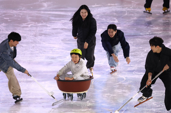 김길리 '팬들과 즐거운 시간'