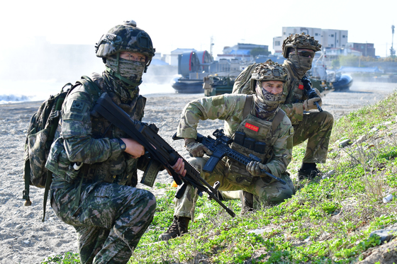뉴질랜드 육군 첫 상륙 훈련